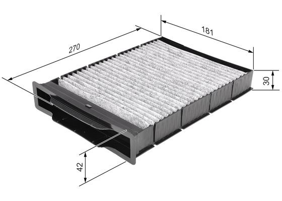Kupefilter Bosch 1 987 432 393 BOSCH