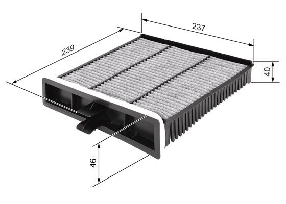 Kupefilter Bosch 1 987 432 394 BOSCH