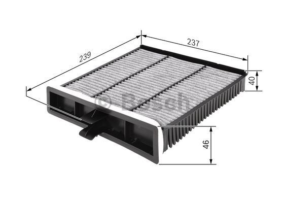 Kupefilter Bosch 1 987 432 394 BOSCH