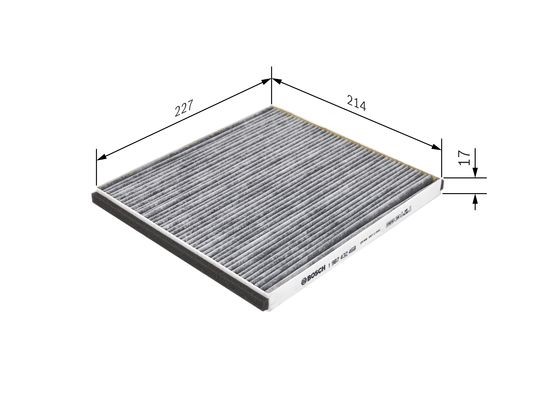 Kupefilter Bosch 1 987 432 468 BOSCH
