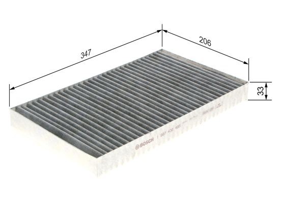 Kupefilter Bosch 1 987 432 495 BOSCH Kupefilter Bosch 1 987 432 495 BOSCH