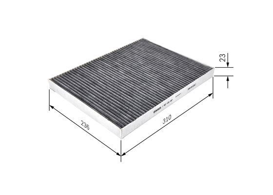 Kupefilter Bosch 1 987 432 497 BOSCH
