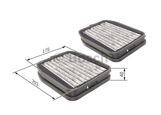 Kupefilter, Kupé Bosch 1 987 432 512 BOSCH