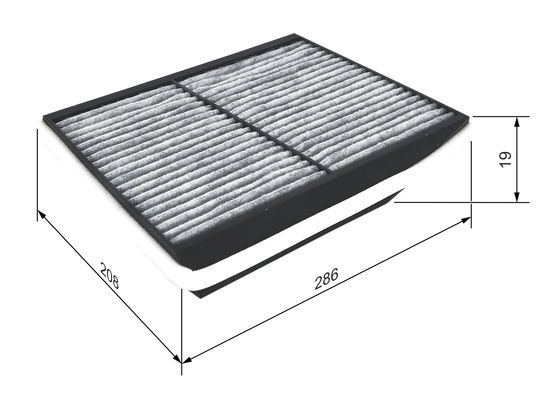 Kupefilter Bosch 1 987 432 525 BOSCH