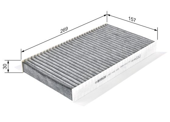 Kupefilter Bosch 1 987 432 535 BOSCH
