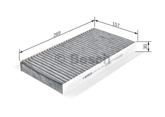 Kupefilter Bosch 1 987 432 535 BOSCH
