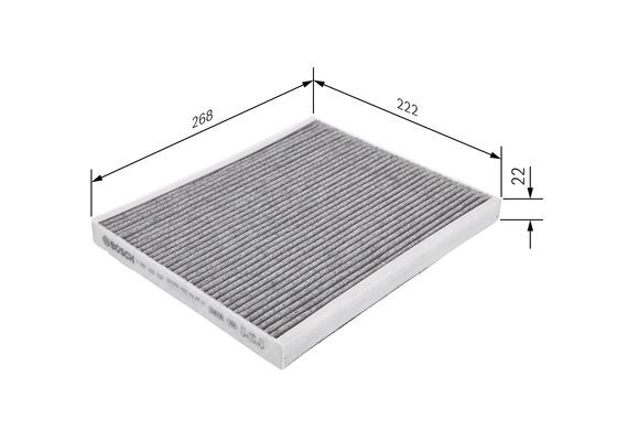 Kupefilter Bosch 1 987 432 537 BOSCH