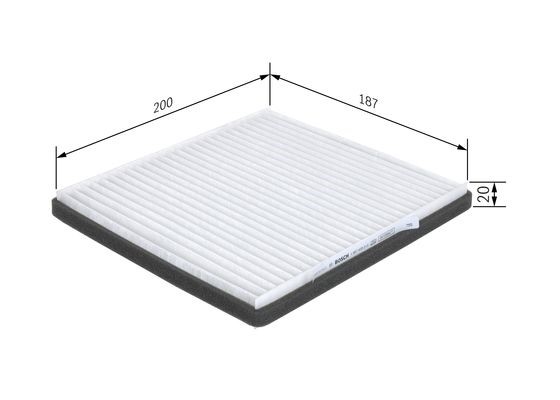 Kupefilter Bosch 1 987 435 013 BOSCH