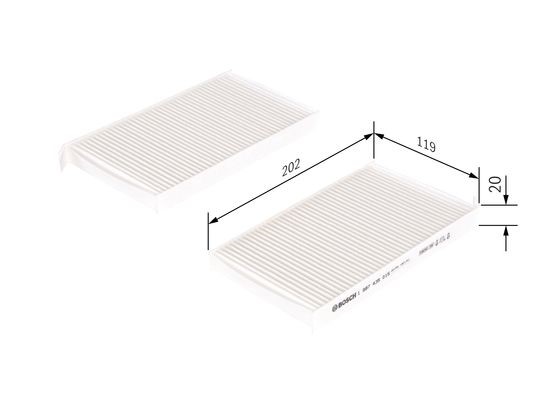 Kupefilter Bosch 1 987 435 015 BOSCH
