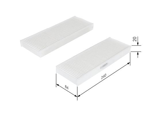 Kupefilter Bosch 1 987 435 033 BOSCH