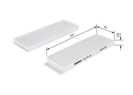 Kupefilter Bosch 1 987 435 050 BOSCH