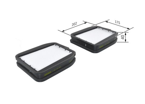 Kupefilter, Kupé Bosch 1 987 435 053 BOSCH