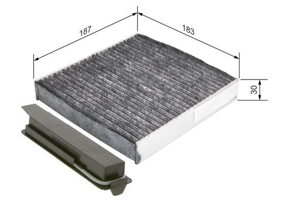 Kupefilter Bosch 1 987 435 501 BOSCH