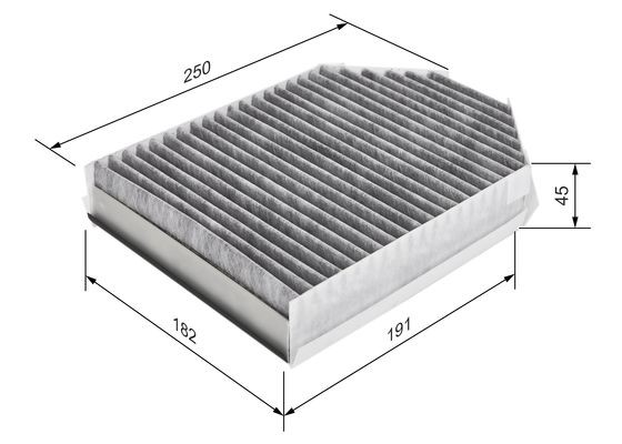 Kupefilter Bosch 1 987 435 509 BOSCH