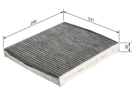 Kupefilter Bosch 1 987 435 515 BOSCH