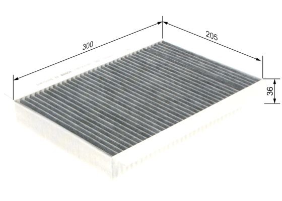 Kupefilter Bosch 1 987 435 547 BOSCH
