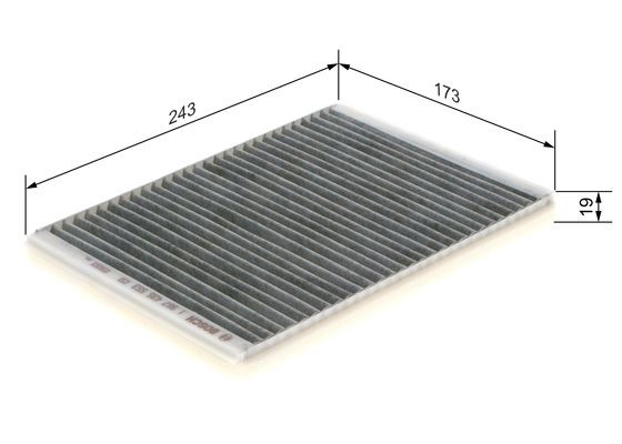 Kupefilter Bosch 1 987 435 553 BOSCH