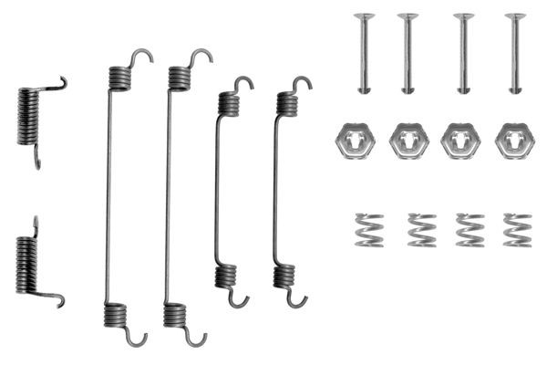 Tillbehörssats, bromsbackar, Bakaxel Bosch 1 987 475 125 BOSCH