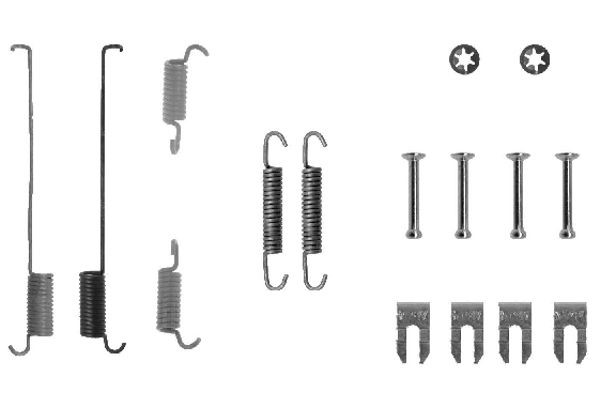 Tillbehörssats, bromsbackar, Bakaxel Bosch 1 987 475 219 BOSCH