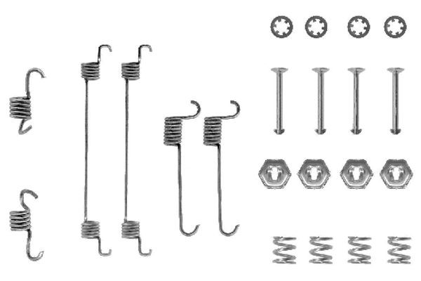 Tillbehörssats, bromsbackar, Bakaxel Bosch 1 987 475 220 BOSCH