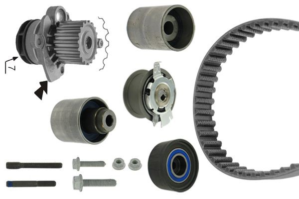 Kamremskit med vattenpump BOSCH