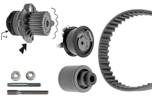 Kamremskit med vattenpump BOSCH