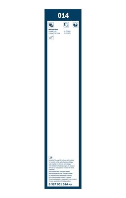 Torkarblad, Fram Bosch Twin 3 397 001 014 BOSCH Torkarblad, Fram Bosch Twin 3 397 001 014 BOSCH