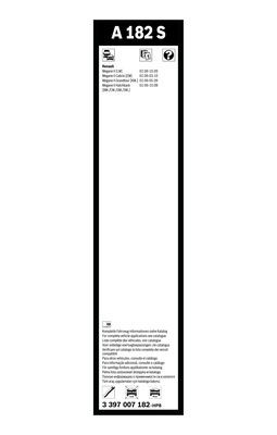 Torkarblad, Fram Bosch 3 397 007 182 BOSCH