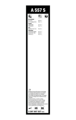 Flatblade-torkarblad, Fram BOSCH