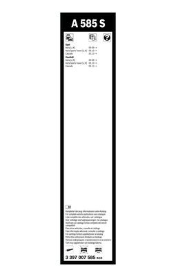 Torkarblad, Fram Bosch 3 397 007 585 BOSCH