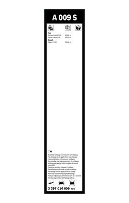 Flatblade-torkarblad, Fram BOSCH