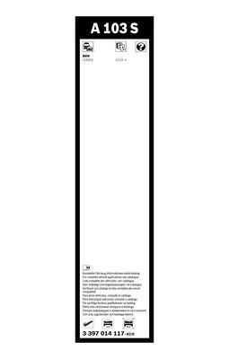 Flatblade-torkarblad, Fram BOSCH Flatblade-torkarblad, Fram BOSCH