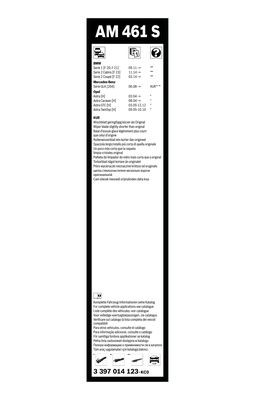 Flatblade-torkarblad, Fram BOSCH
