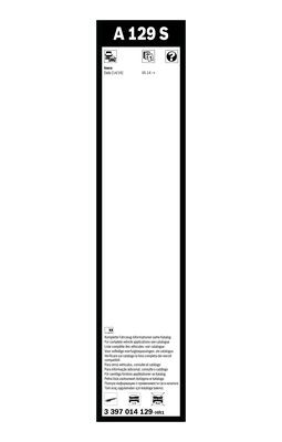 Flatblade-torkarblad, Fram Bosch 3 397 014 129 BOSCH