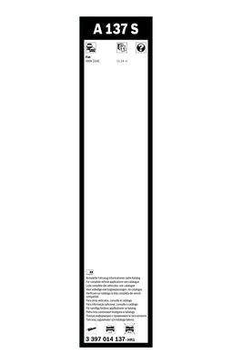Flatblade-torkarblad, Fram Bosch 3 397 014 137 BOSCH Flatblade-torkarblad, Fram Bosch 3 397 014 137 BOSCH