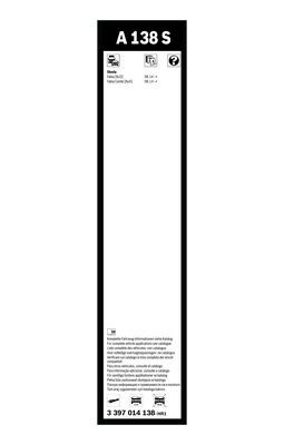 Flatblade-torkarblad, Fram BOSCH