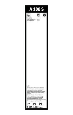 Torkarblad, Fram Bosch 3 397 014 211 BOSCH