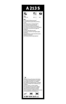 Torkarblad, Fram Bosch 3 397 014 213 BOSCH