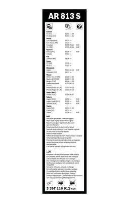 Flatblade-torkarblad, Fram BOSCH