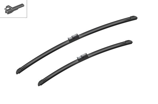 Flatblade-torkarblad, Fram, Sidoinstallation Bosch 3 397 118 937 BOSCH
