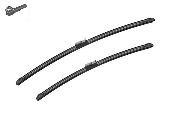 Flatblade-torkarblad, Fram, Sidoinstallation Bosch 3 397 118 970 BOSCH