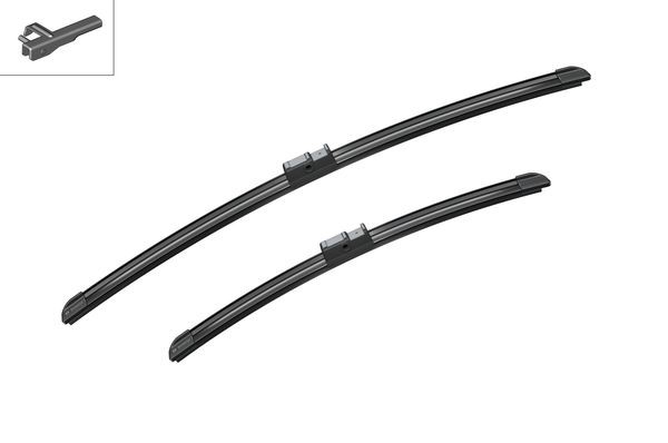 Flatblade-torkarblad, Fram, Sidoinstallation Bosch 3 397 118 972 BOSCH