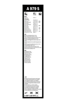 Flatblade-torkarblad, Fram BOSCH