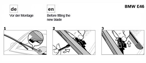 Flatblade-torkarblad, Fram Bosch Aerotwin Retrofit 3 397 118 989 BOSCH