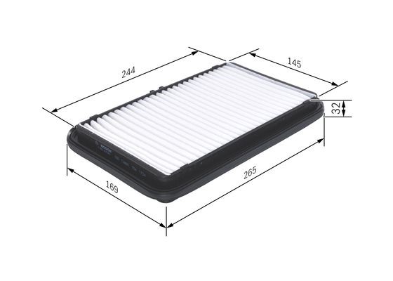 Luftfilter Bosch F 026 400 001 BOSCH