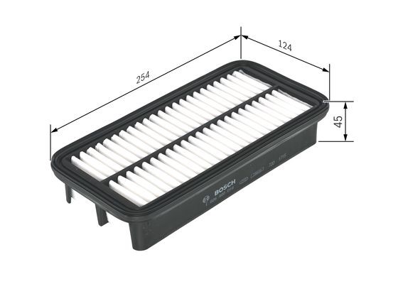 Luftfilter Bosch F 026 400 016 BOSCH Luftfilter Bosch F 026 400 016 BOSCH