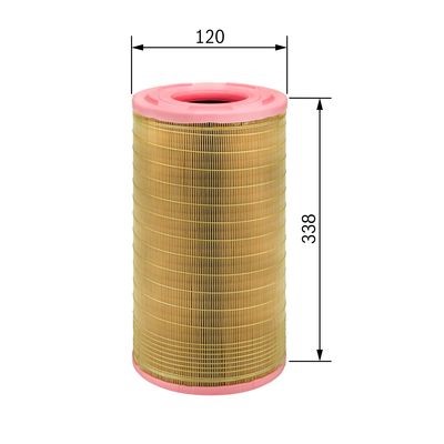 Luftfilter Bosch F 026 400 024 BOSCH Luftfilter Bosch F 026 400 024 BOSCH