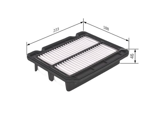 Luftfilter Bosch F 026 400 043 BOSCH