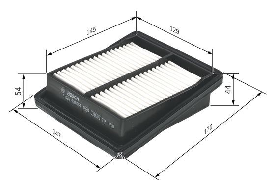 Luftfilter Bosch F 026 400 054 BOSCH Luftfilter Bosch F 026 400 054 BOSCH