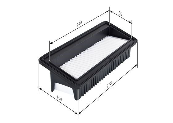 Luftfilter Bosch F 026 400 128 BOSCH